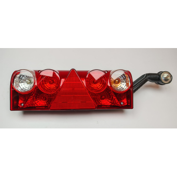 Фонарь задний UNIVERSAL, EUROPOINT II 024 белый поворотник ASS2-7PEN+4ASS2 разъемом и габаритом 24V